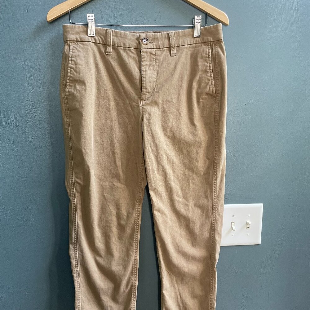 J. Crew Factory High-Rise Girlfriend Chino 6 EUC